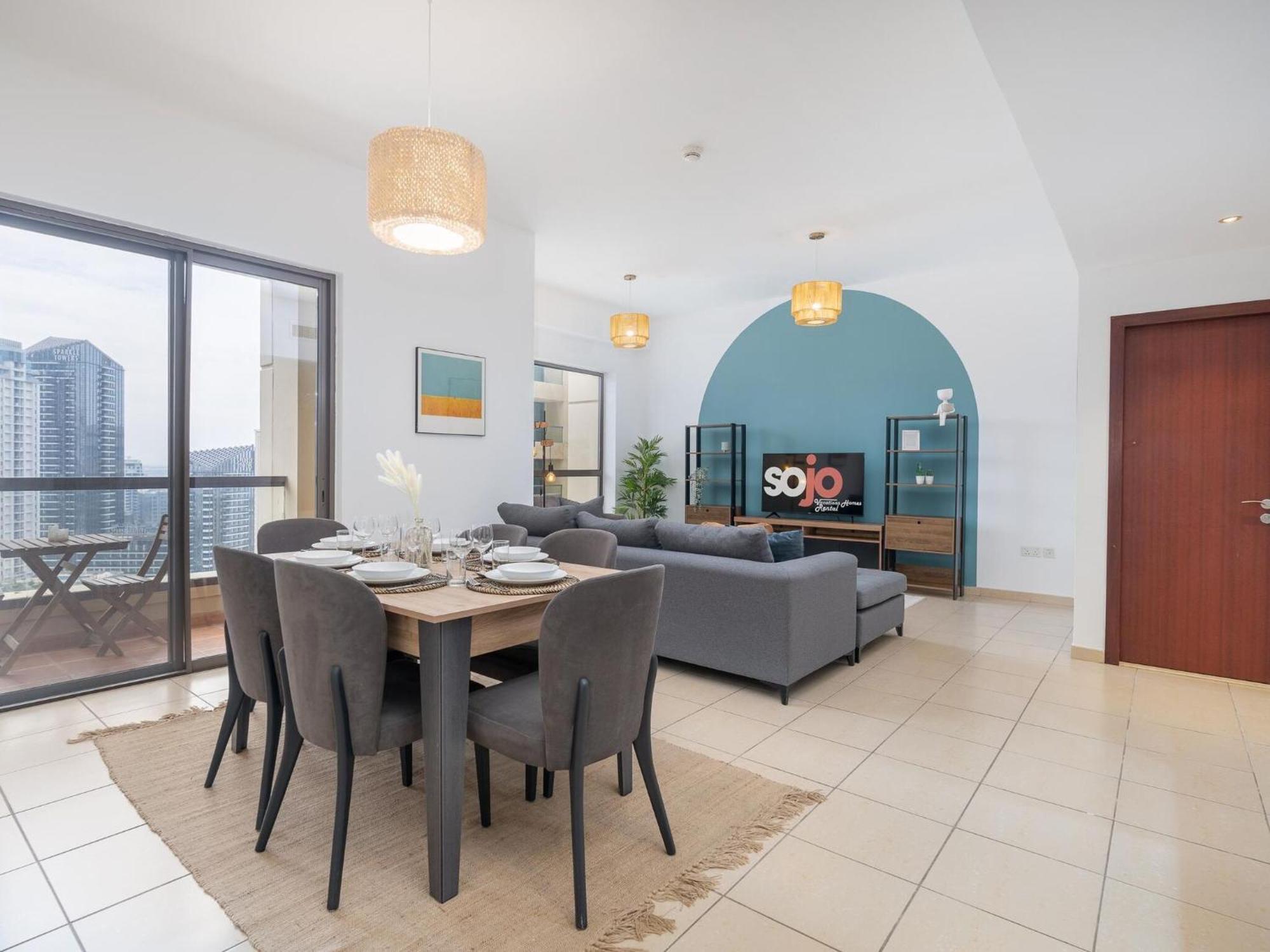 Jbr Beach Bliss One Three Bedroom Luxury Apartments By Sojo Stay ดูไบ ภายนอก รูปภาพ
