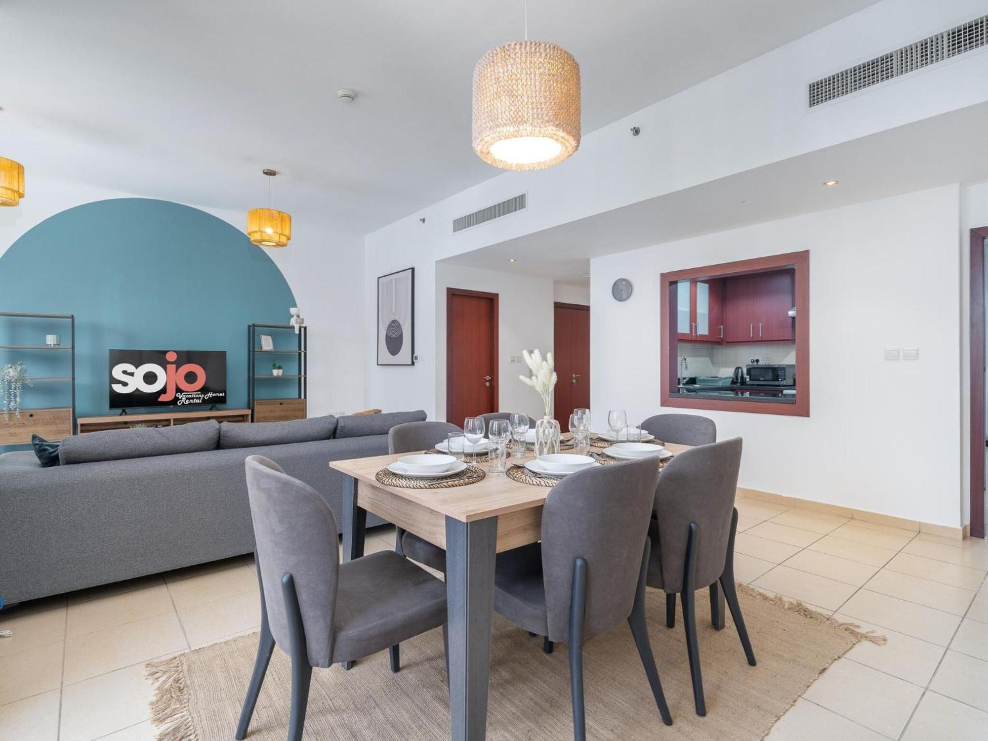 Jbr Beach Bliss One Three Bedroom Luxury Apartments By Sojo Stay ดูไบ ภายนอก รูปภาพ